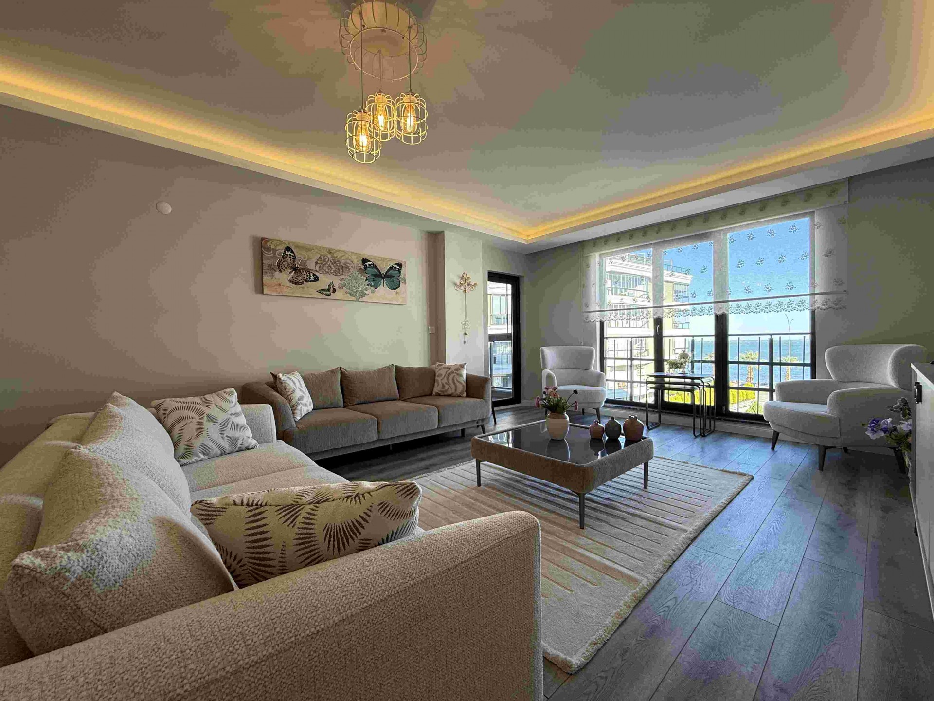 Atakum Sahilde Deniz Manzaralı Lüks 3+1