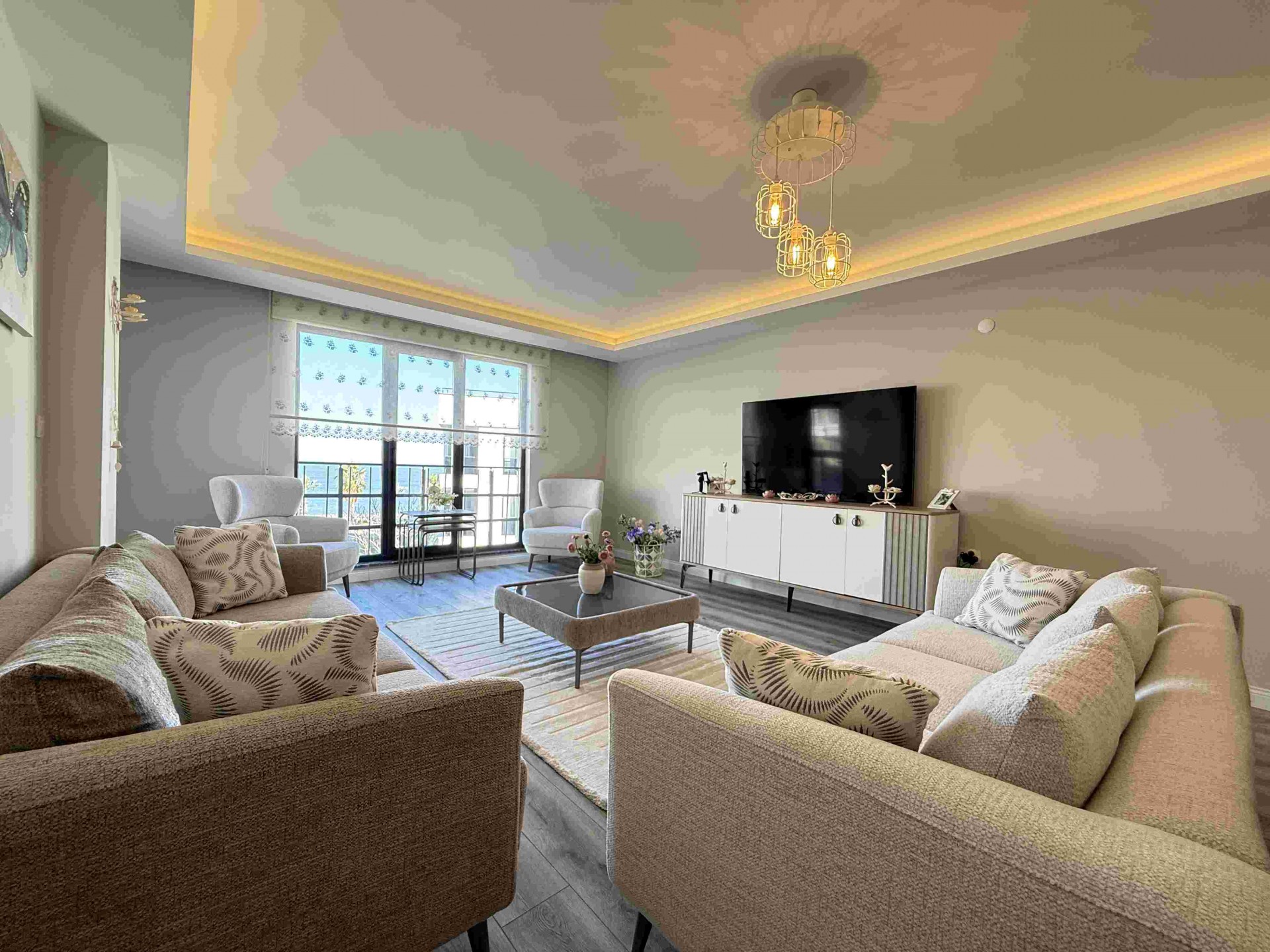 Atakum Sahilde Deniz Manzaralı Lüks 3+1