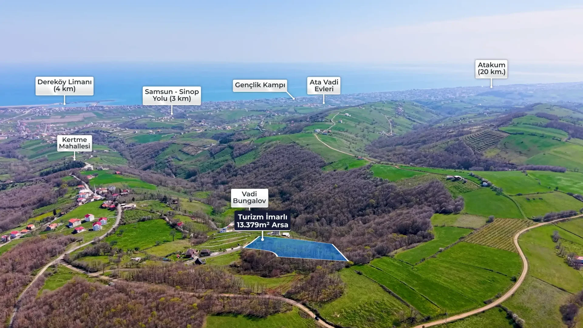 Turizm ve Ticari İmarlı Arsa | Deniz Manzaralı Proje Fırsatı