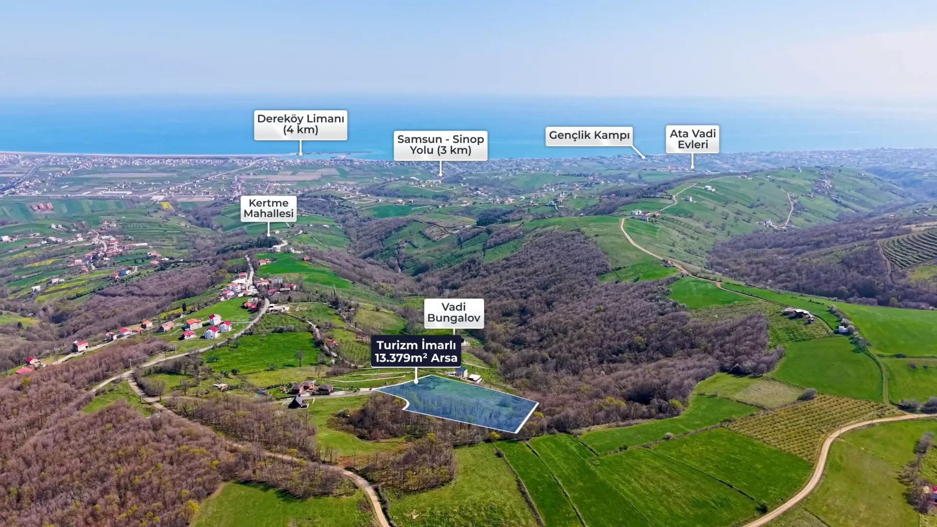 Turizm ve Ticari İmarlı Arsa | Deniz Manzaralı Proje Fırsatı