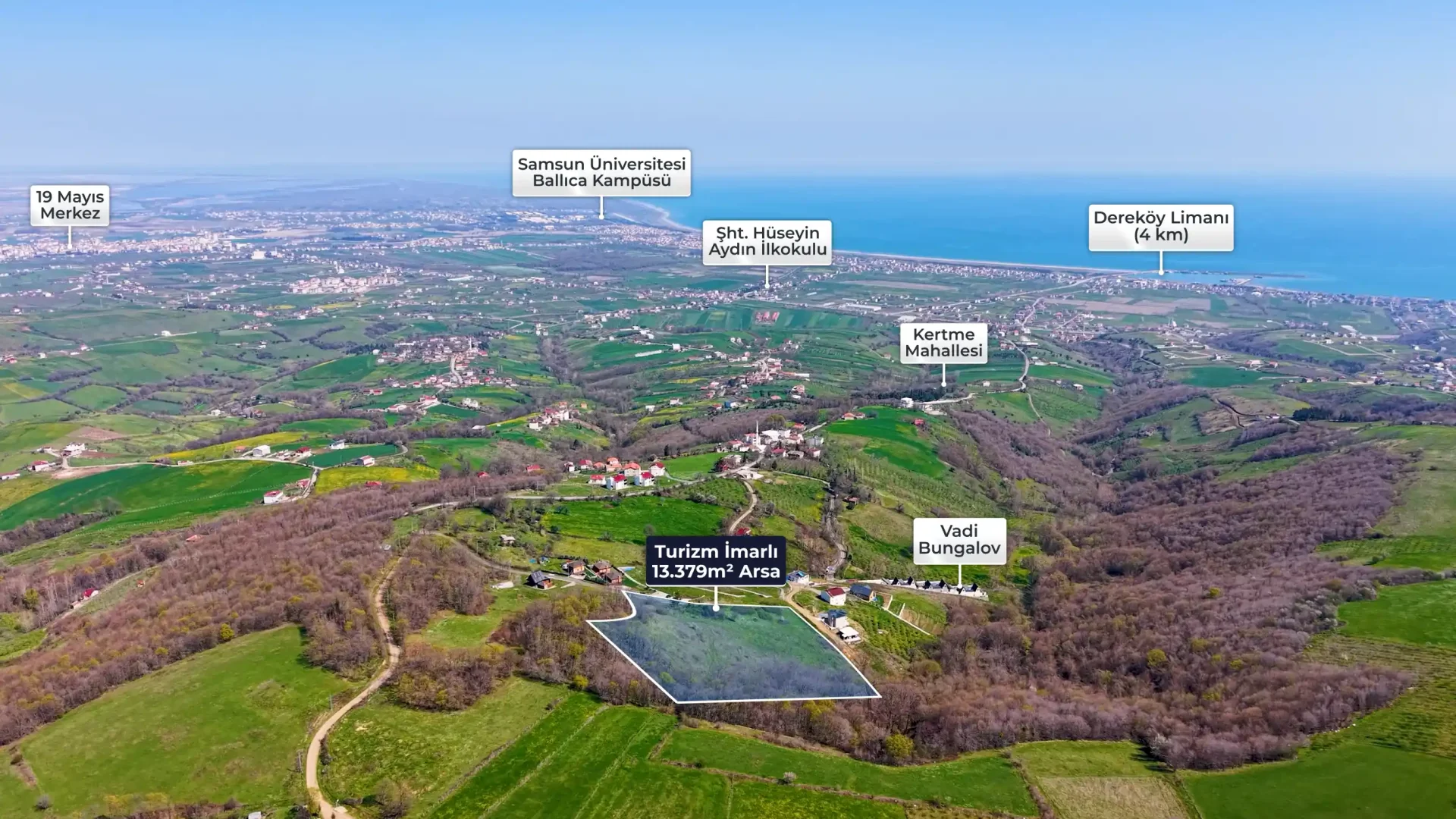 Turizm ve Ticari İmarlı Arsa | Deniz Manzaralı Proje Fırsatı