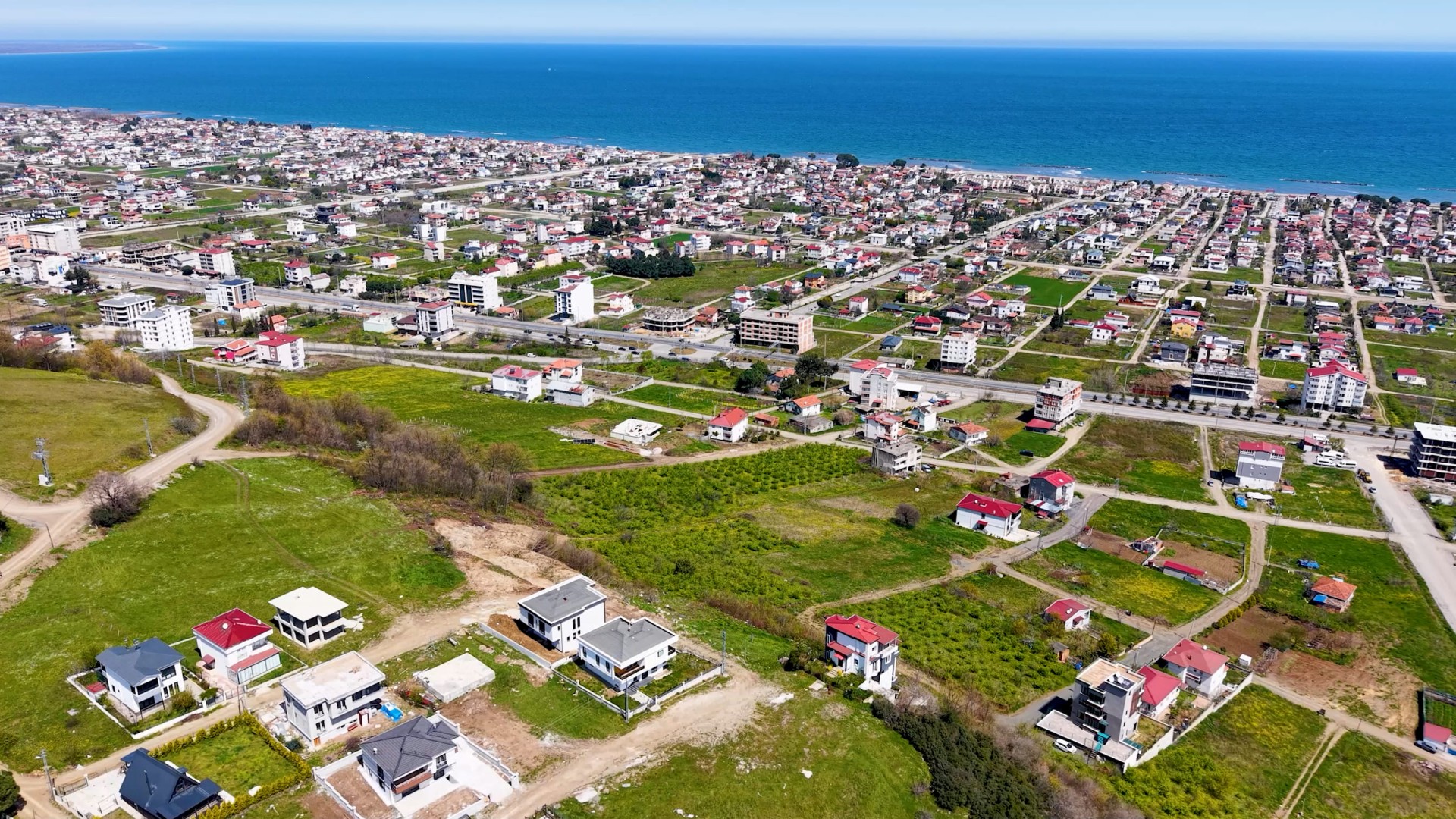 Atakum Yalı'da Kapanmaz Deniz Manzaralı Satılık Arsa